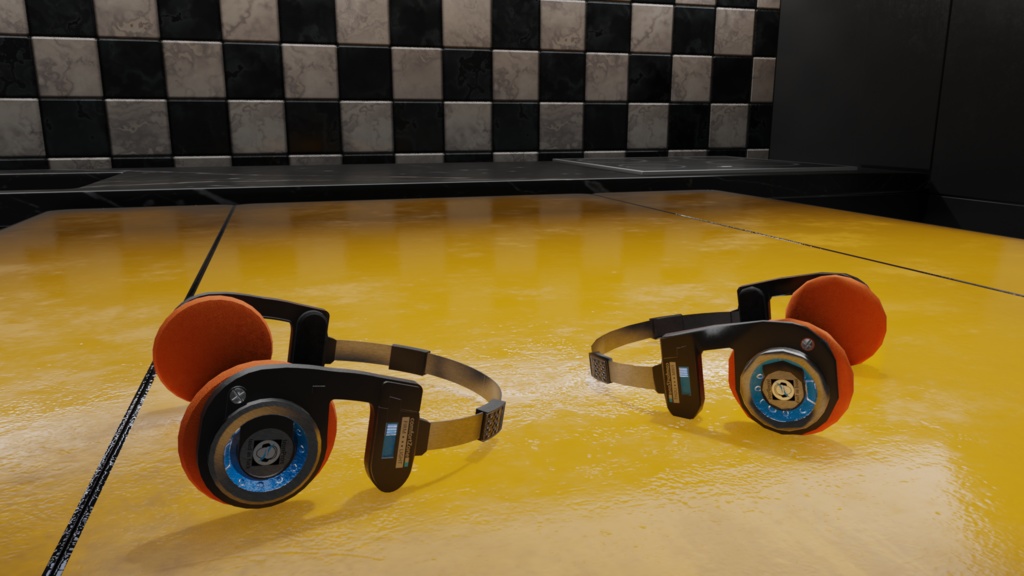 Headphones (high and low poly)