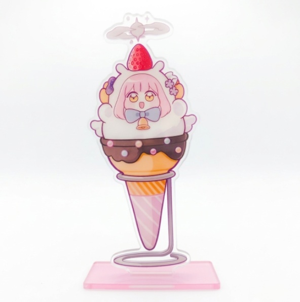 🌸羊ミカ  いちごアイスVer. アクリルスタンド