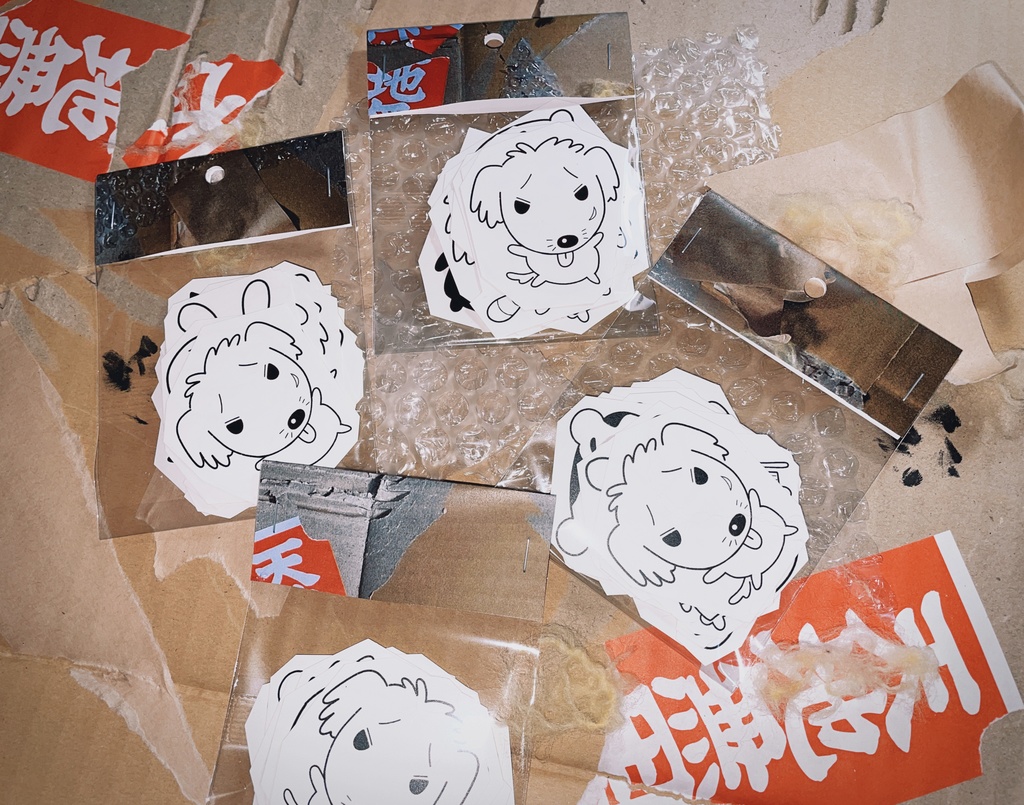 カイジ犬シール