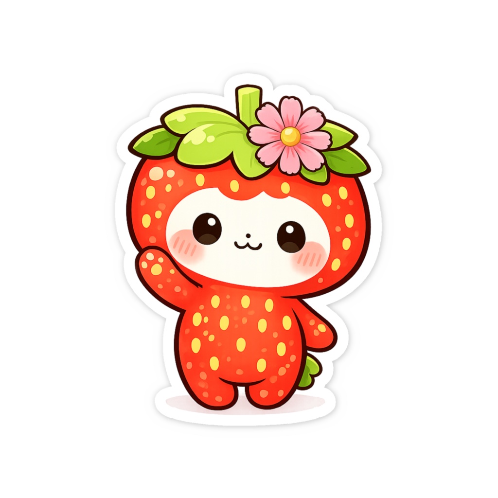 いちごちゃんステッカー