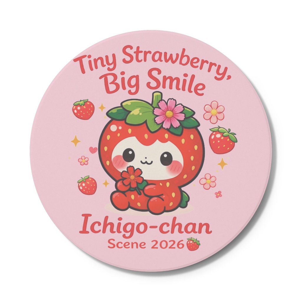 いちごちゃんコースター