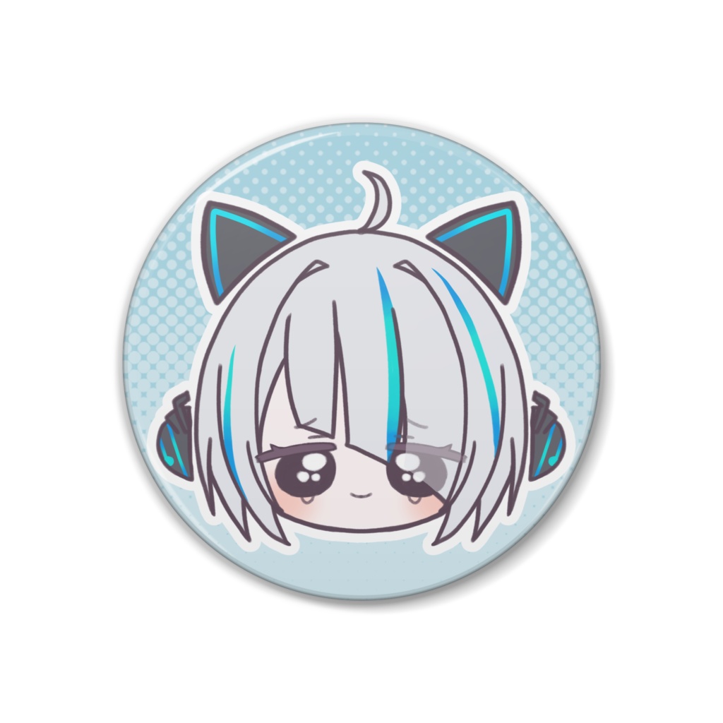 〖 4周年記念グッズ 〗絵文字缶バッジ(ぴえぇ顔ver.)