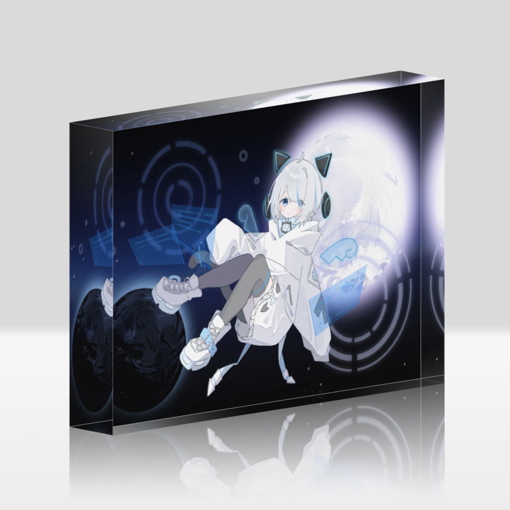 〖 4周年記念グッズ 〗電子宇宙アクリルブロック