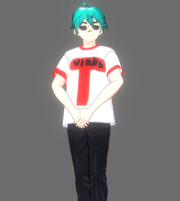 2d gorillaz vroid model 