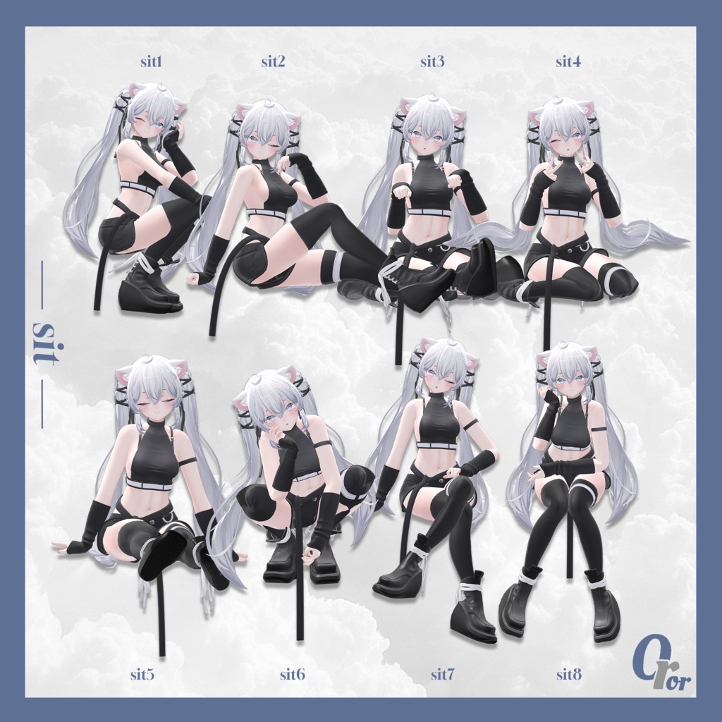 OrorPOSE -女性30pose-