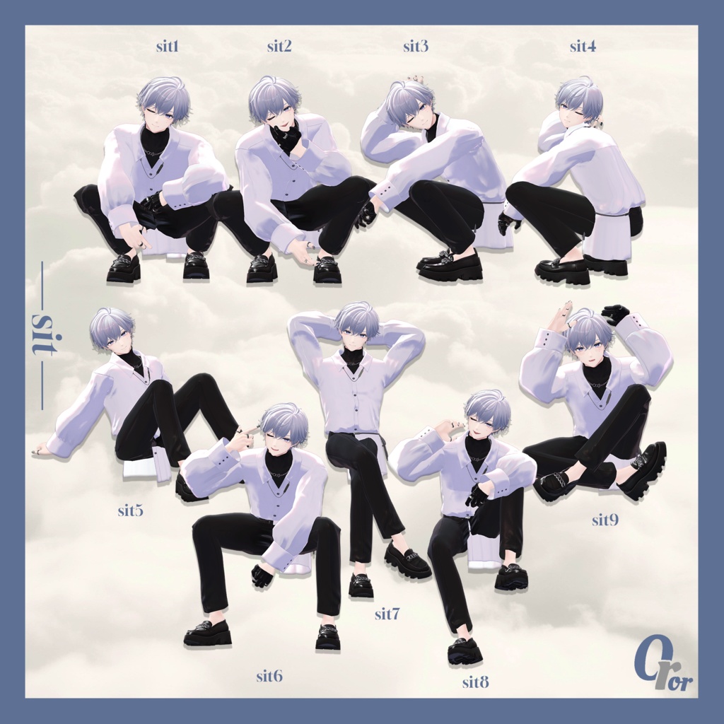 OrorPOSE -男性30pose-