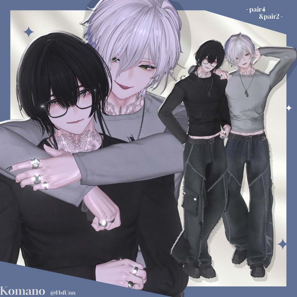 OrorPOSE -男性pairpose集-