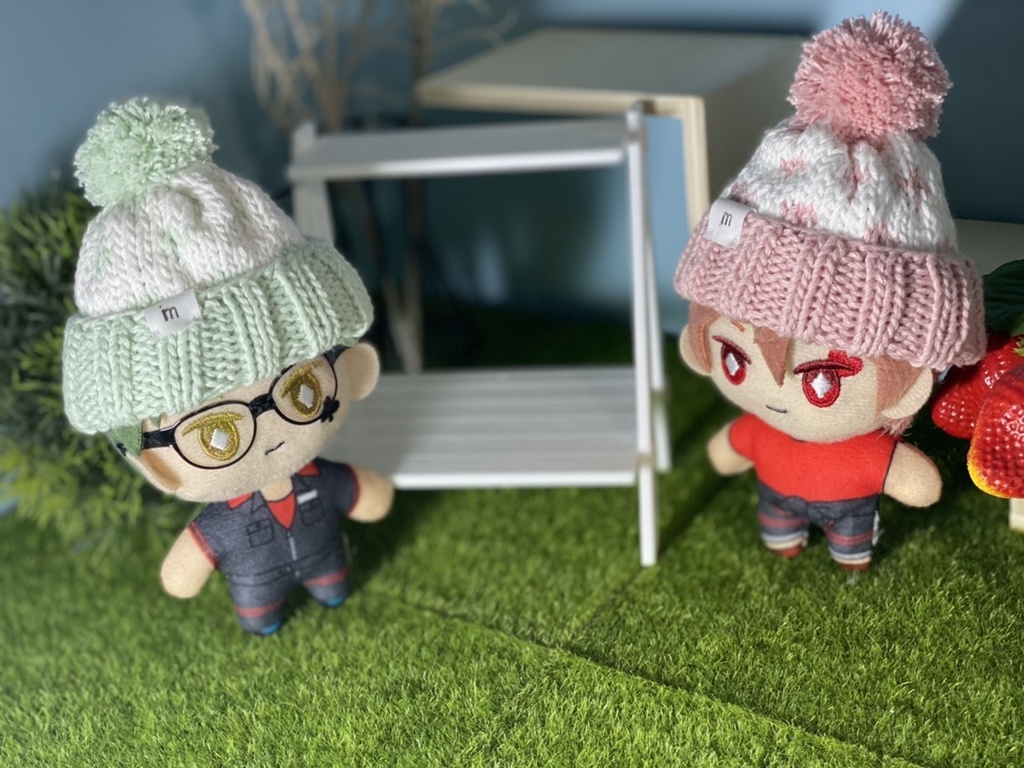 イースターニット帽 (ぬい10cm.size/送料別)