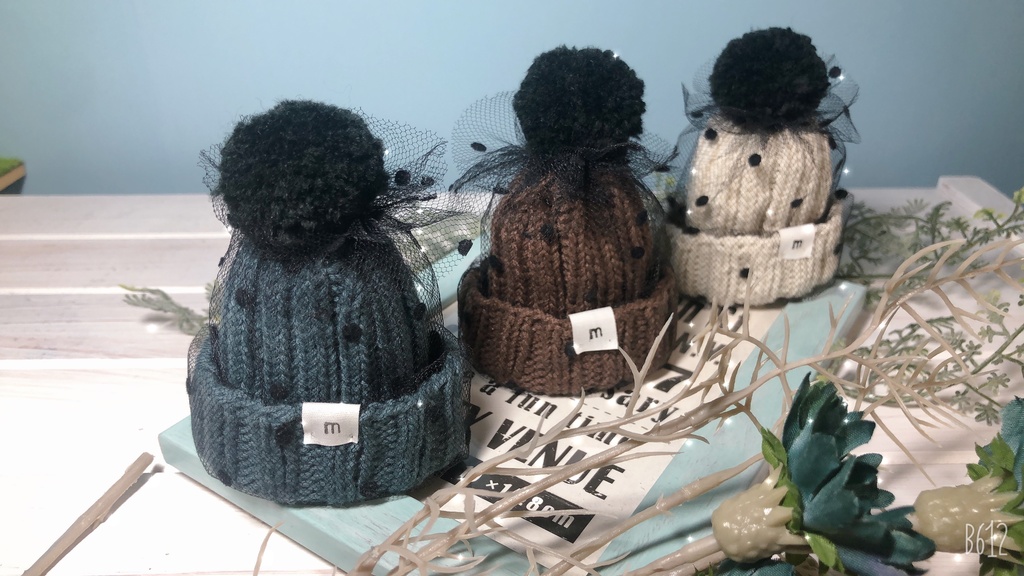 ニット帽 (ぬい10cmsize/送料別)