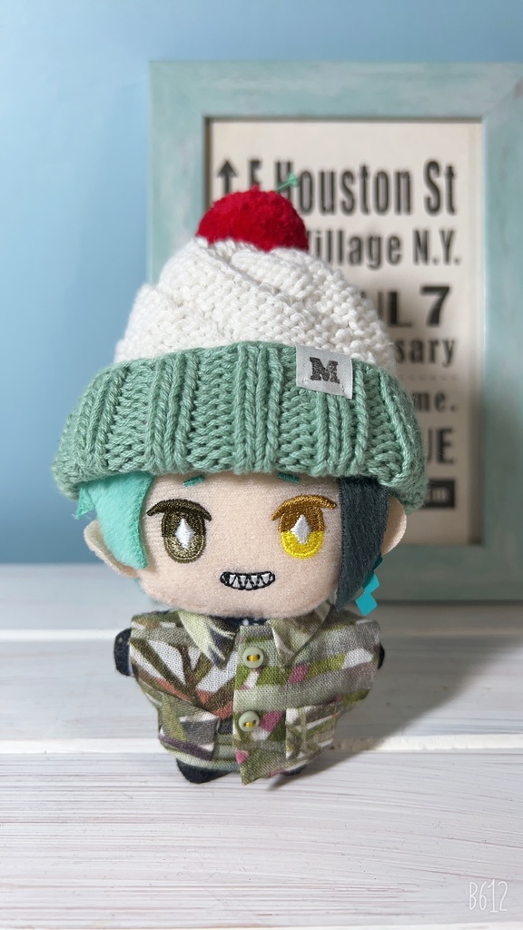 フロートニット帽    (ぬい10cmsize/送料別)