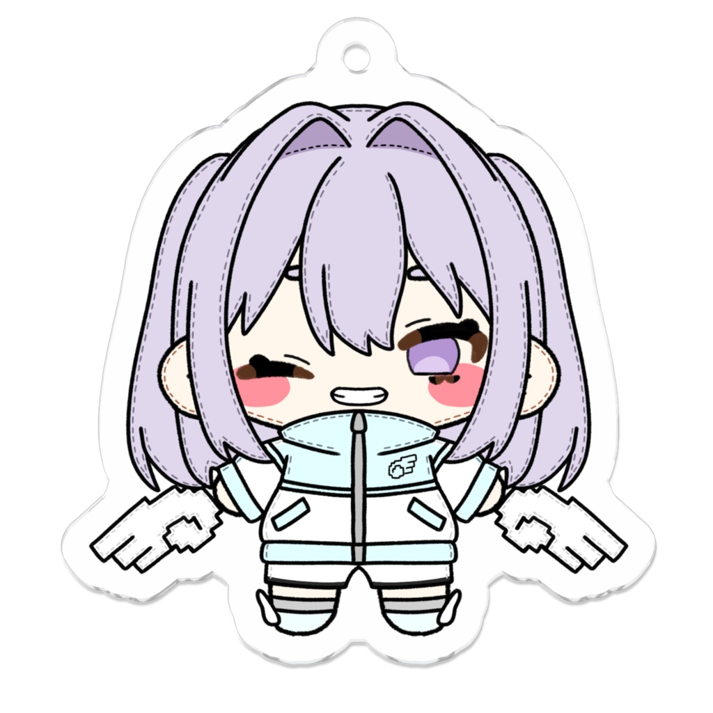 ぬい風アクリルキーホルダー