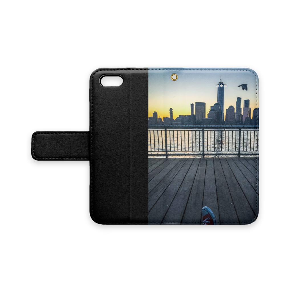 iPhoneケース 手帳型 The Snows of Kilimanjaro Ash ver.