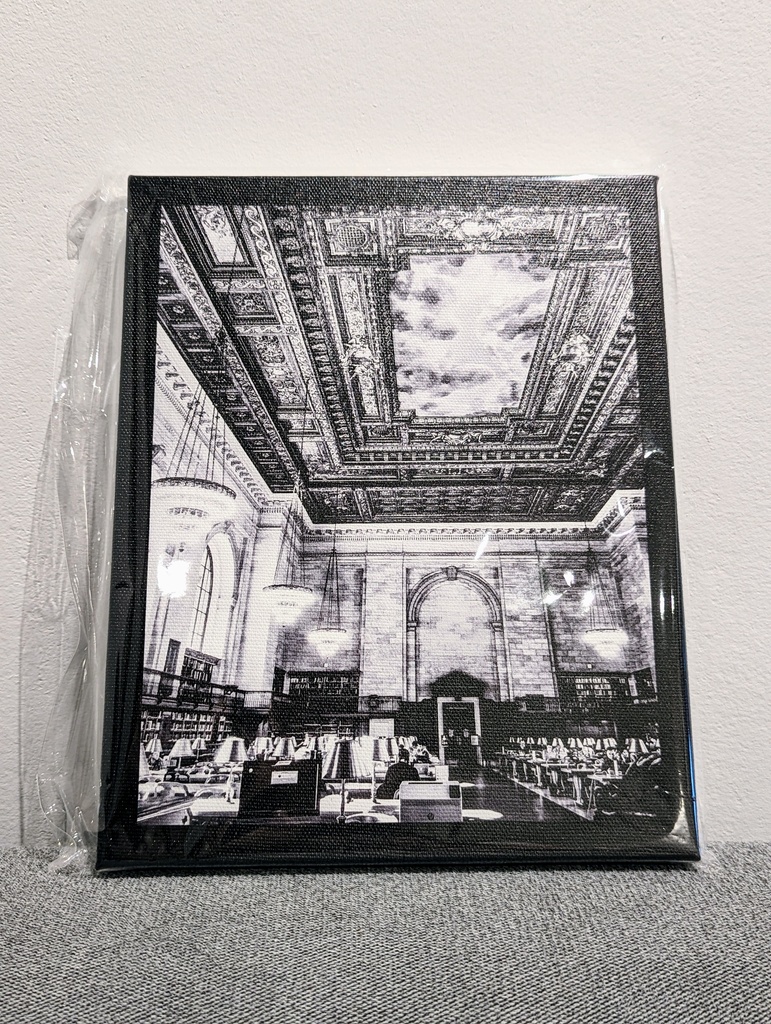 キャンバスボード : 繋がる空