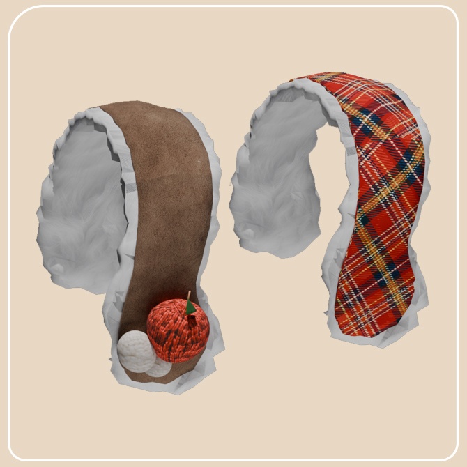 ふんわりモフモフあったかイヤーマフ2種