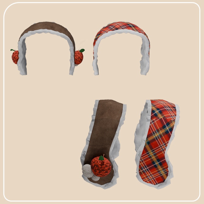 ふんわりモフモフあったかイヤーマフ2種