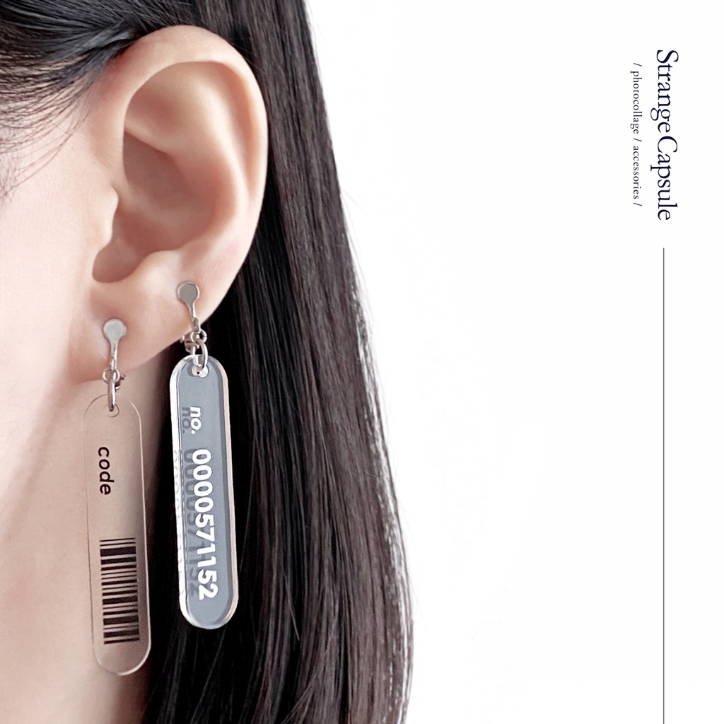 【コードNo.】ピアス・イヤリング│アクリルアクセサリー│││ユニーク│ストリート│メンズ│個性的