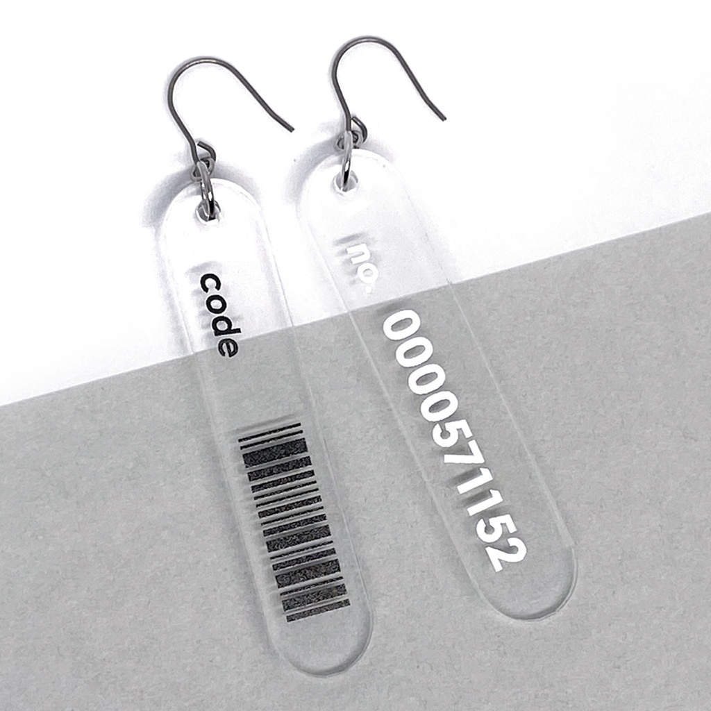 【コードNo.】ピアス・イヤリング│アクリルアクセサリー│││ユニーク│ストリート│メンズ│個性的