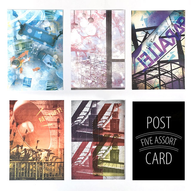 ポストカード│5枚セット│写真コラージュデザイン
