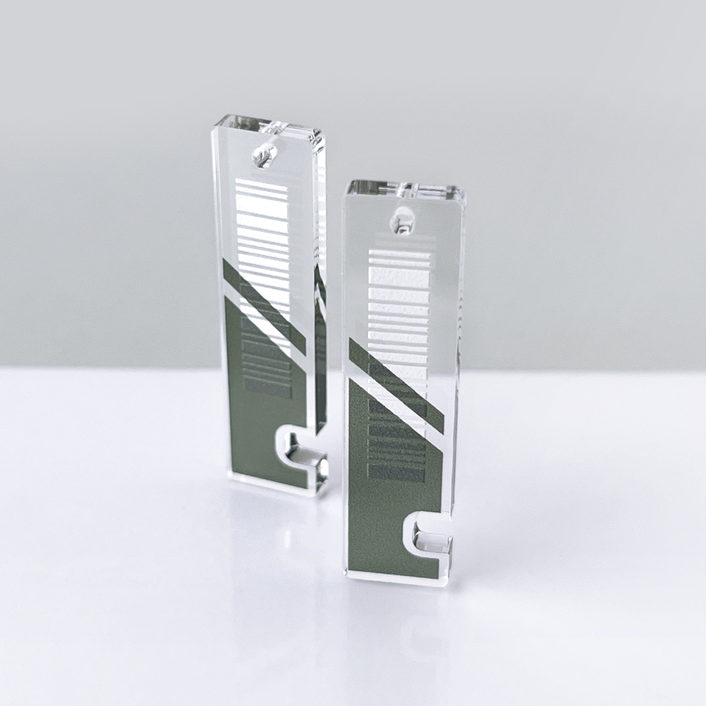 再販未定【未来チケット/black】ピアス・イヤリング|アクリルアクセサリー||ユニーク|エモ|ストリート|個性的|かっこいい