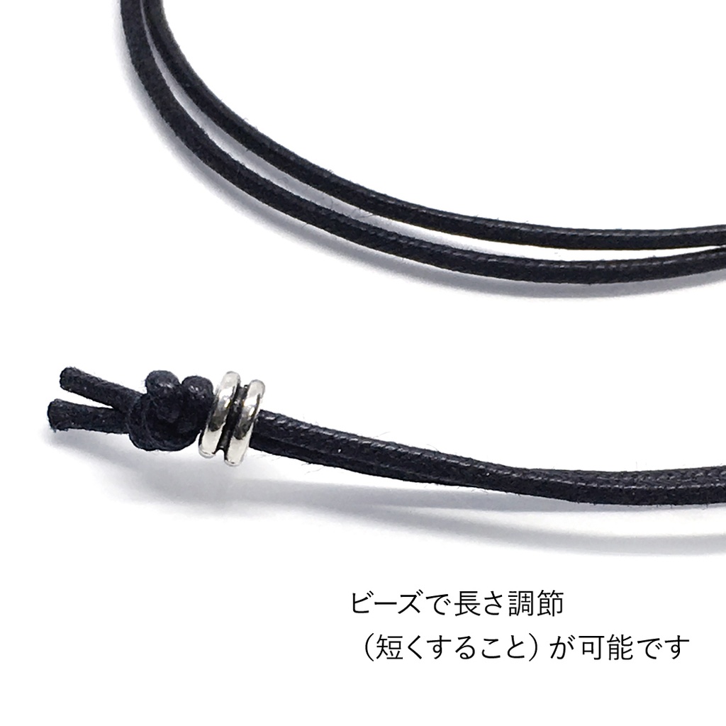【level:0 zero/clear B&W】ロングコードネックレス│ユニーク│モード系│個性的│ストリート系│メンズ|クリア