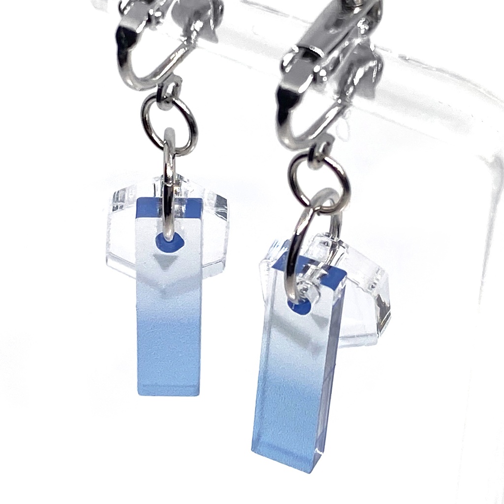 【effect】ピアス・イヤリング│アクリルアクセサリー│││ユニーク│ストリート系│メンズ│モード系│かっこいい│揺れる