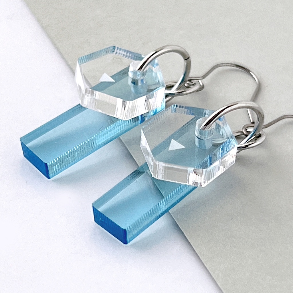 【effect】ピアス・イヤリング│アクリルアクセサリー│││ユニーク│ストリート系│メンズ│モード系│かっこいい│揺れる