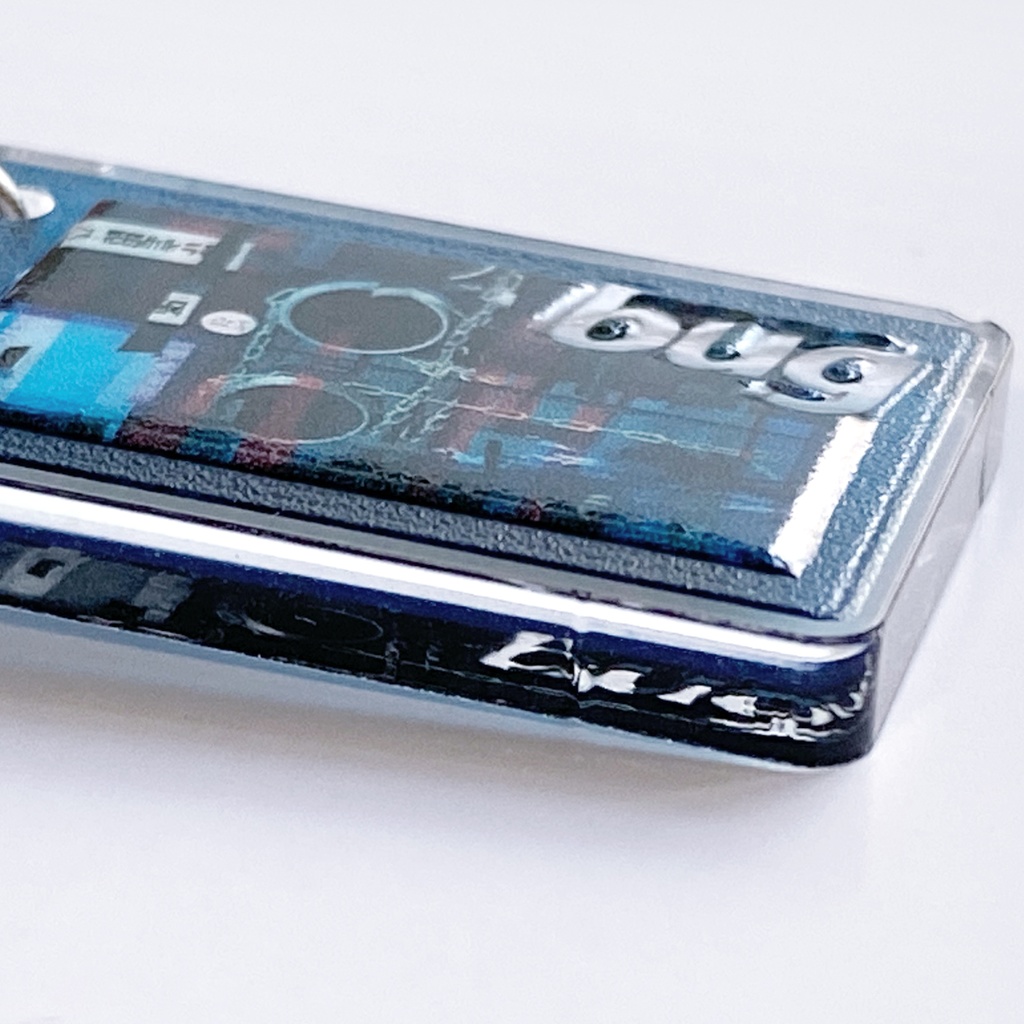 【bug】ネックレス│フォトコラージュ アクリルアクセサリー│ユニーク│ストリート│個性的│かっこいい│メンズ