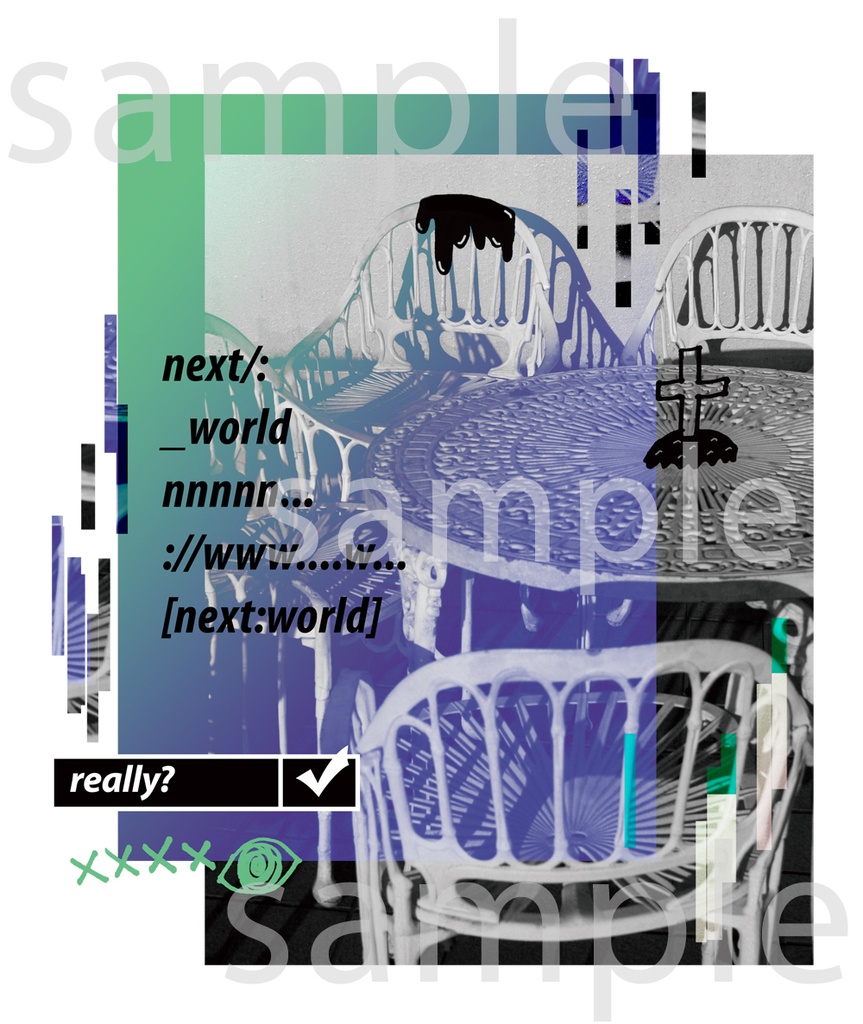 next world (両面) Tシャツ黒 │写真│ストリート系│メンズ│夏│モード系