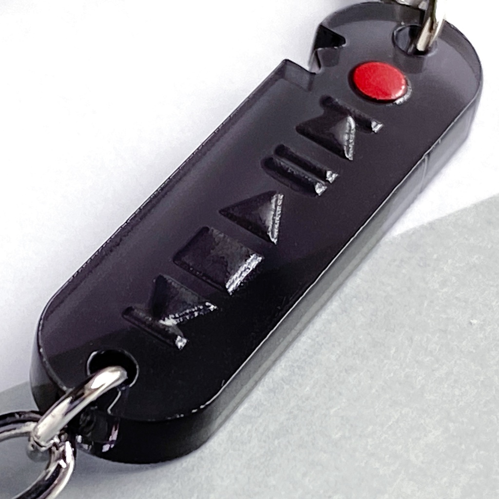 【audio】ブレスレット│アクリルアクセサリー│ユニーク│ストリート系│モード系|個性的│音楽│黒│メンズ