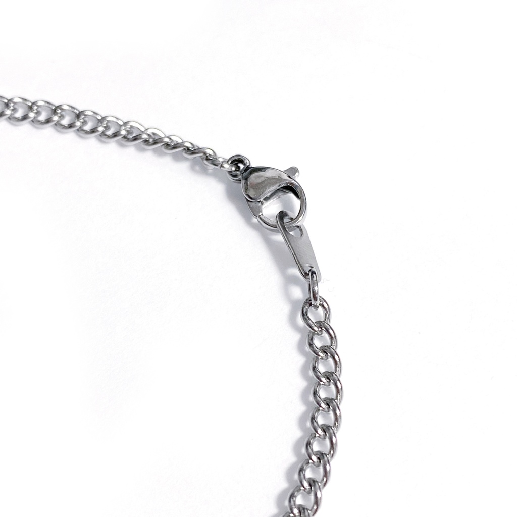 【logic】ネックレス│アクリルアクセサリー│ユニーク│ストリート系│個性的│メンズ│デジタル|モード系