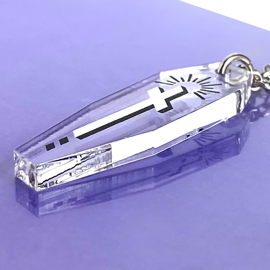 【cruz】ネックレス│アクリルアクセサリー│ユニーク│ストリート系│個性的│メンズ│ハロウィン|やみかわ