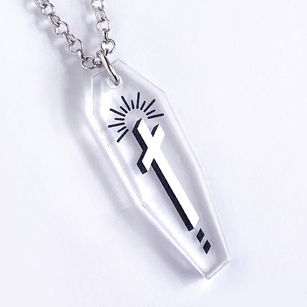 【cruz】ネックレス│アクリルアクセサリー│ユニーク│ストリート系│個性的│メンズ│ハロウィン|やみかわ