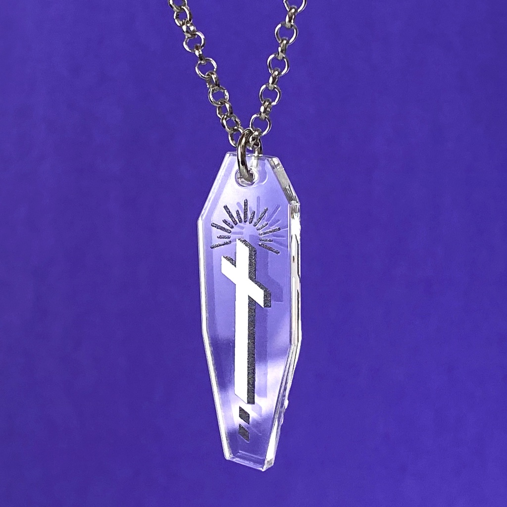 【cruz】ネックレス│アクリルアクセサリー│ユニーク│ストリート系│個性的│メンズ│ハロウィン|やみかわ