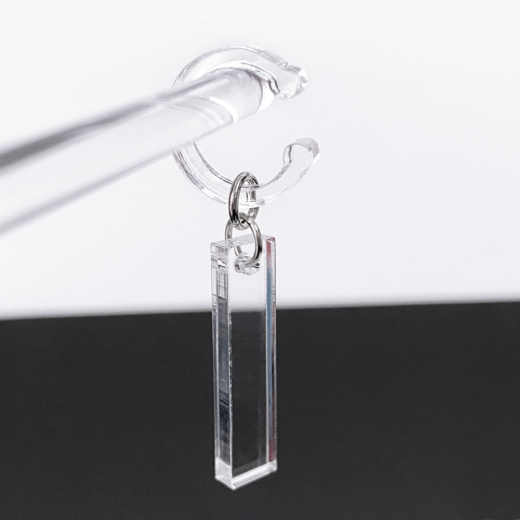 【balance】イヤーカフ│アクリルアクセサリー││ユニーク│個性的│メンズ│イヤーカフ│クリア│丸│ストリート系