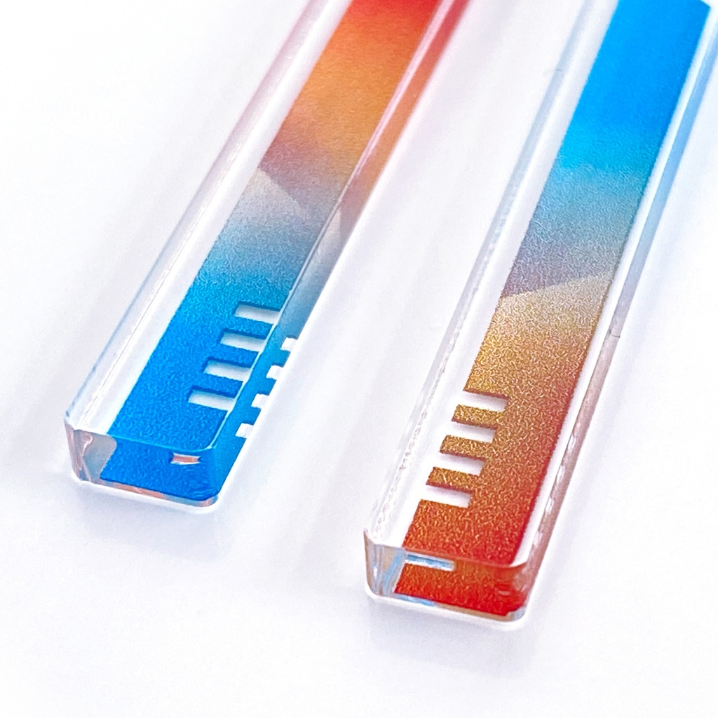 【hourglass/orange】ピアス・イヤリング│アクリルアクセサリー│││モード系│ユニーク│個性的│ストリート系|メンズ|スティック|揺れる|オレンジ|スタイリッシュ|