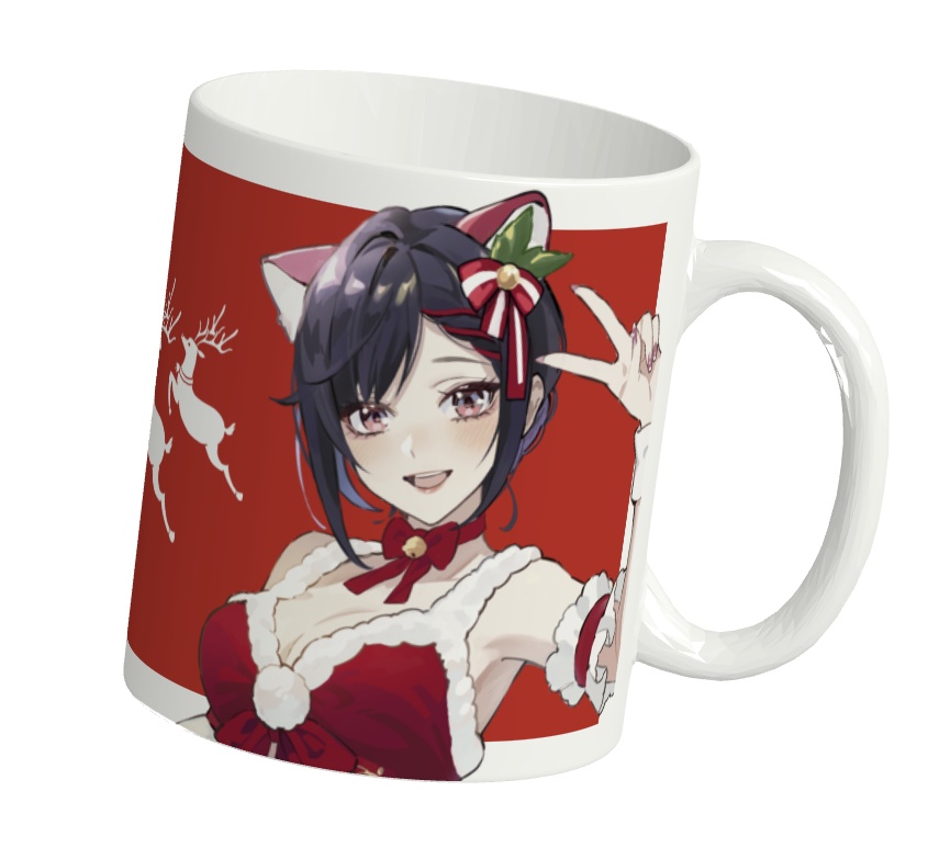 2024クリスマス限定　金美館通りの藤村さんマグカップ