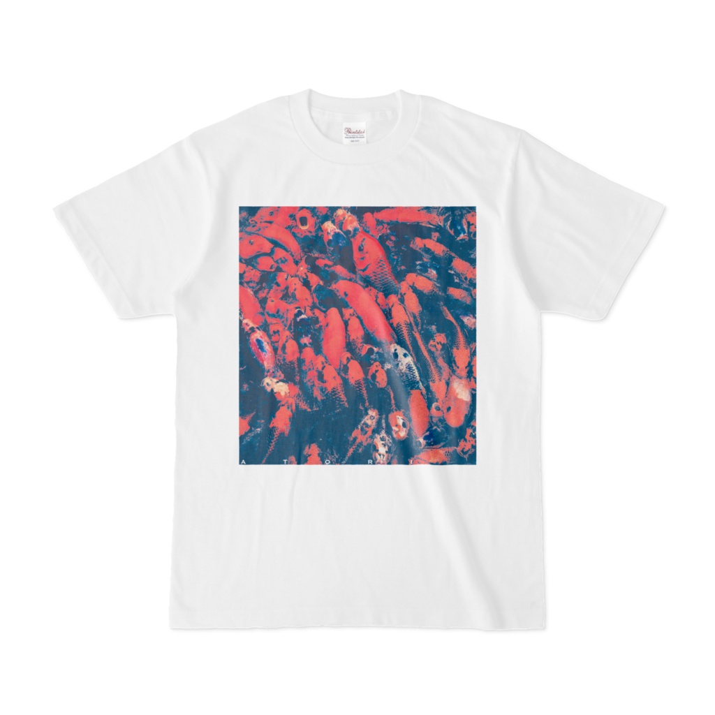濃 鯉 白Tシャツ/赤