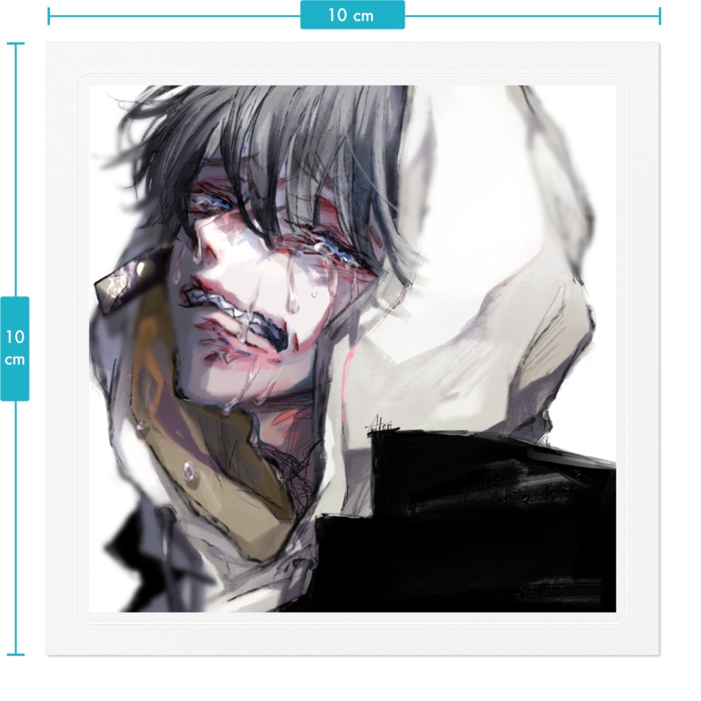 表情習作 3  ステッカー