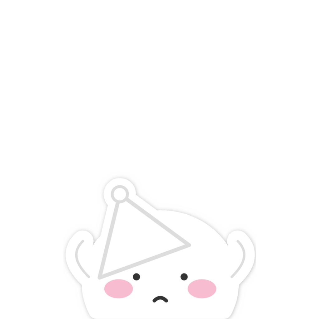 【覗き見】ミニまる・スマホステッカー