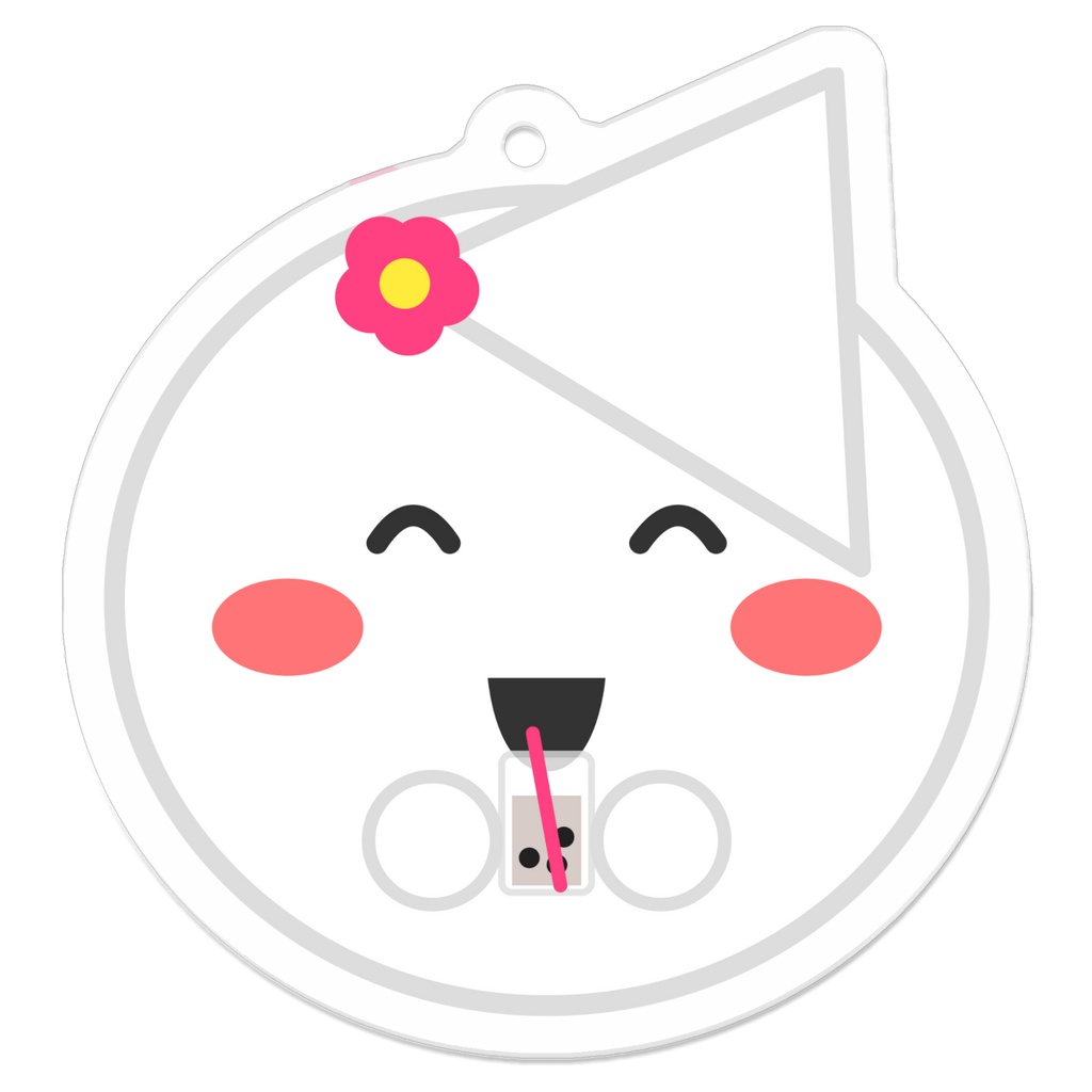 【ミニアクキー】りさまる — タピオカ大好き「珍珠奶茶！」アクキー