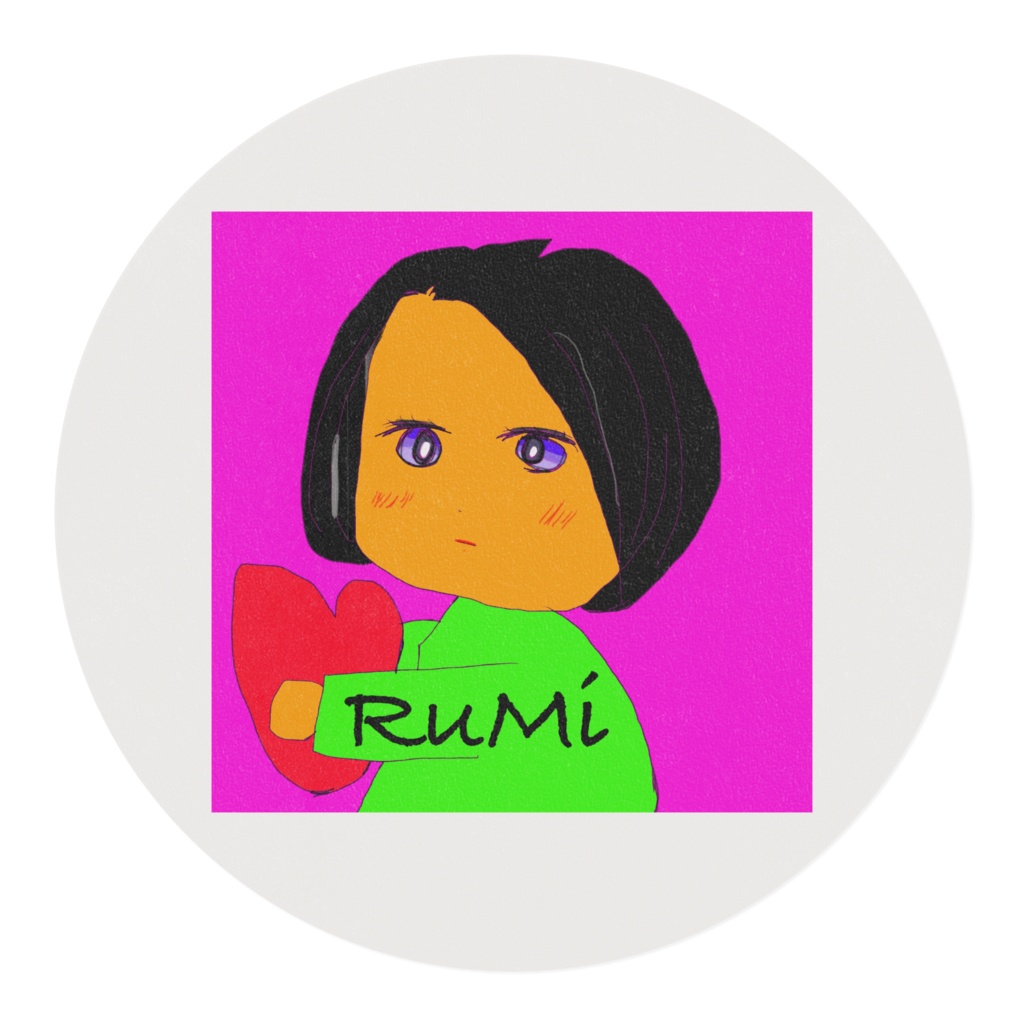 6363自作RuMi LINEアイコンのマスキングテープ