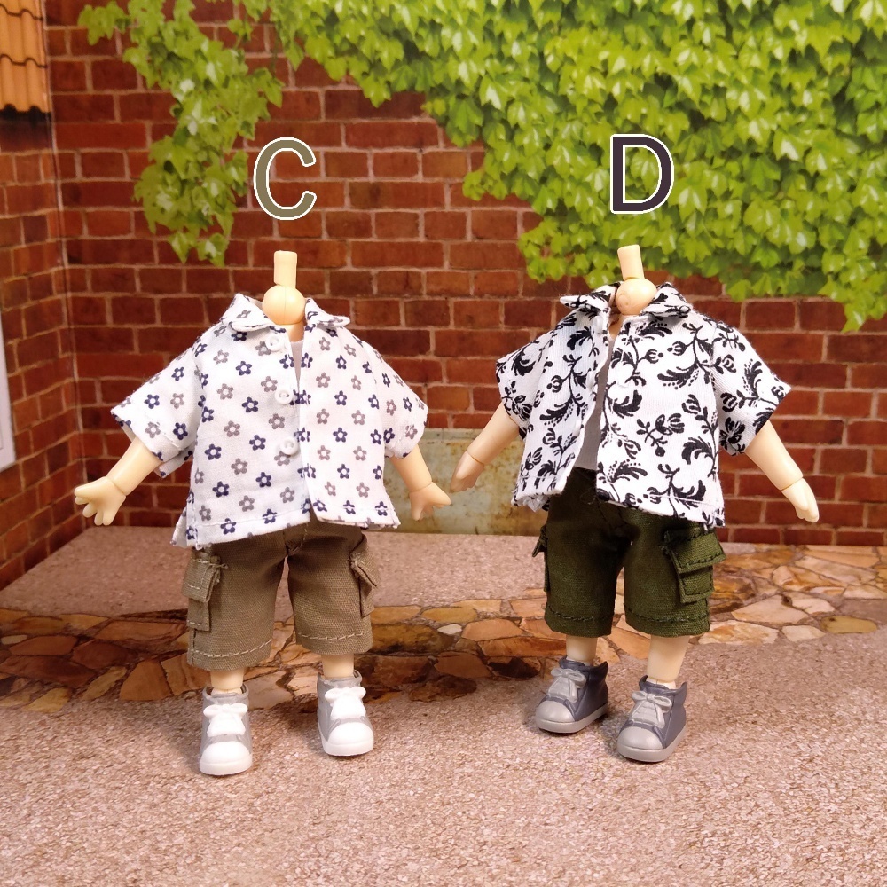 ドール用半袖シャツ