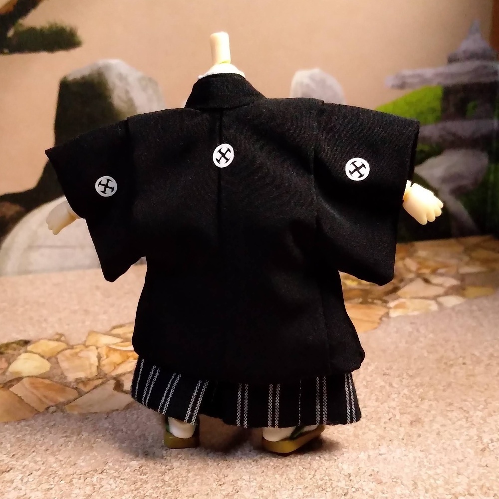 ドール用　紋付き袴セット