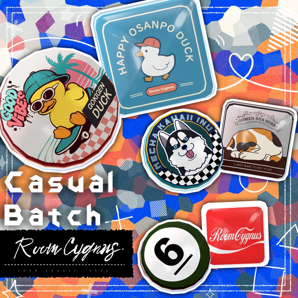 【缶バッチonly販売あり】CasualPOP
