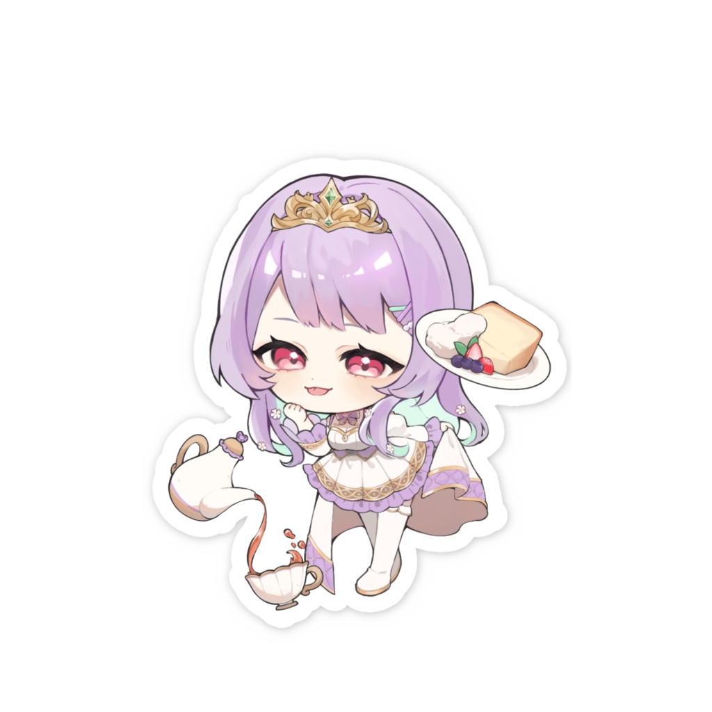 ティータイムステッカー