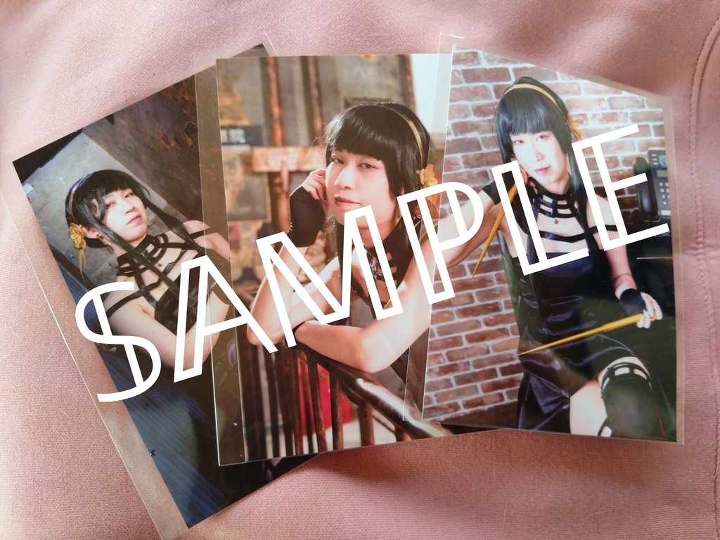 【1セット限定】漆黒の姫ブロマイド3枚セット【BOOTH限定】