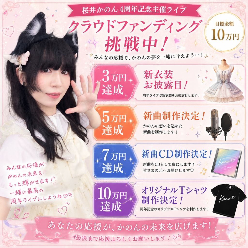周年記念ライブをみんなでつくる企画🐈⬛⸒⸒⸒⸒🐾