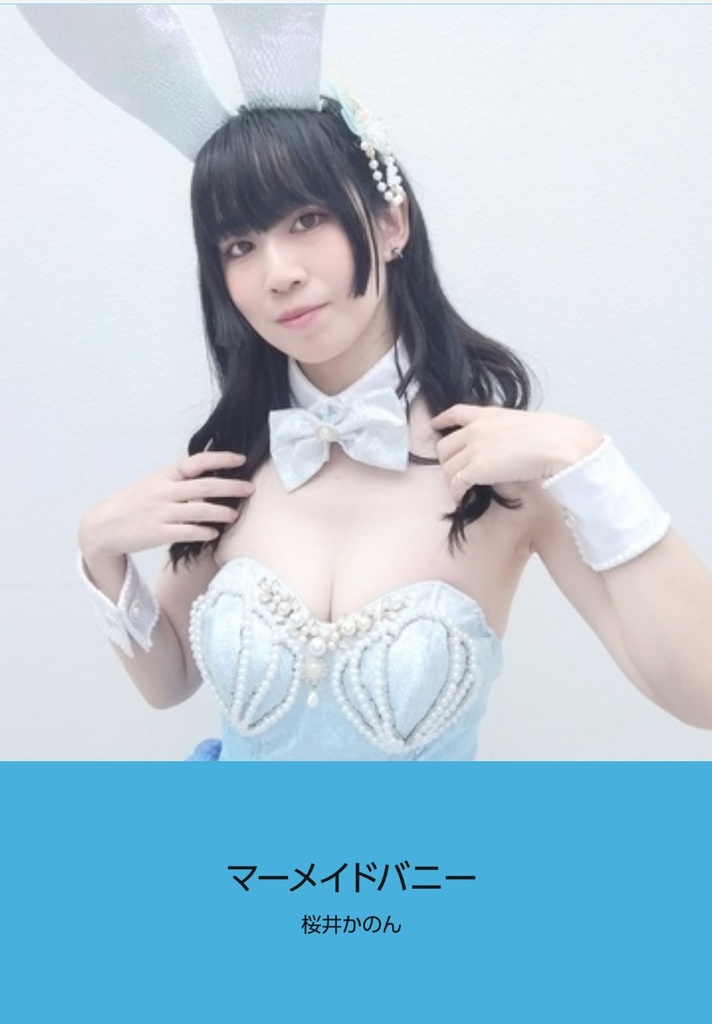 【文庫サイズ写真集】マーメイドバニー【数量限定】