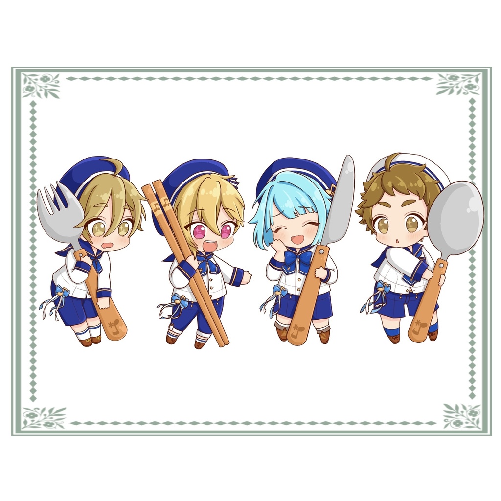 Ra*bitsカトラリーアクリルスタンド