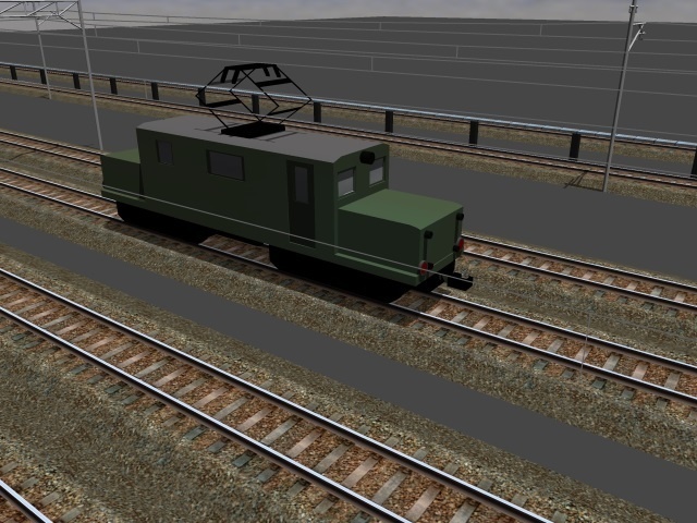 豊川鉄道 某私鉄譲渡後末期風電気機関車